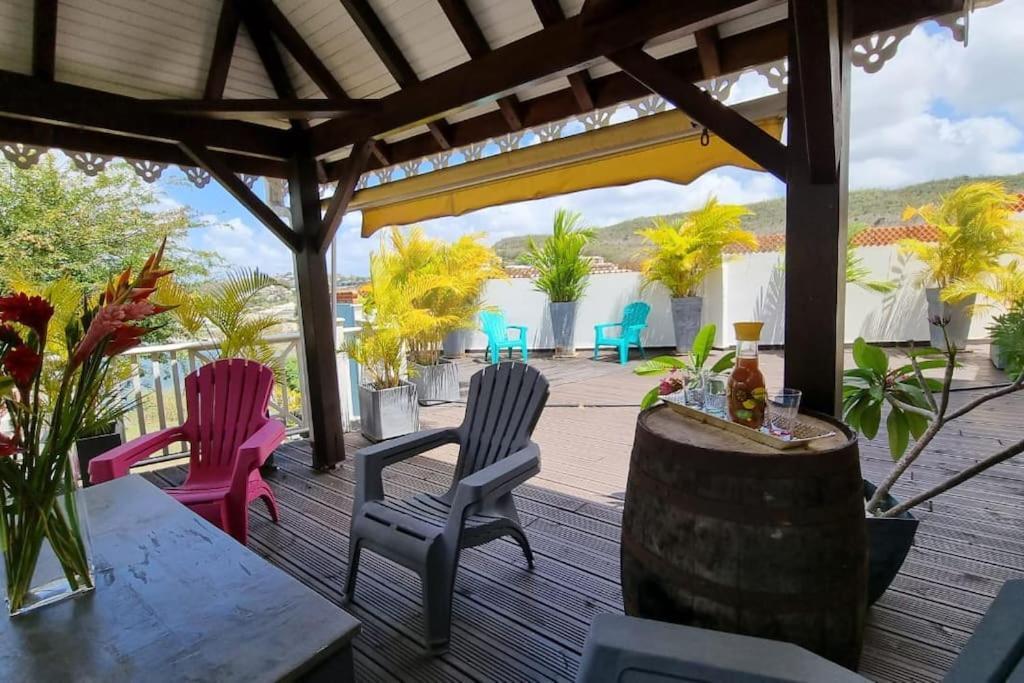 Villa Nautilia, Vue Mer, Proche Plage Les Trois-Ilets Buitenkant foto
