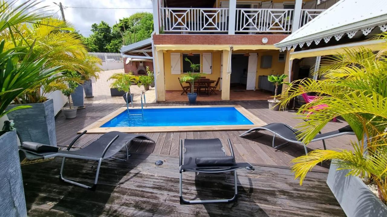 Villa Nautilia, Vue Mer, Proche Plage Les Trois-Ilets Buitenkant foto